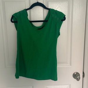 green, banana republic shirt (M)